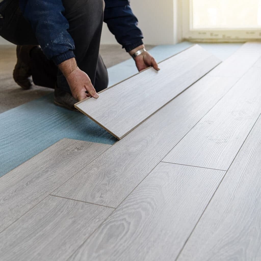 floor laying